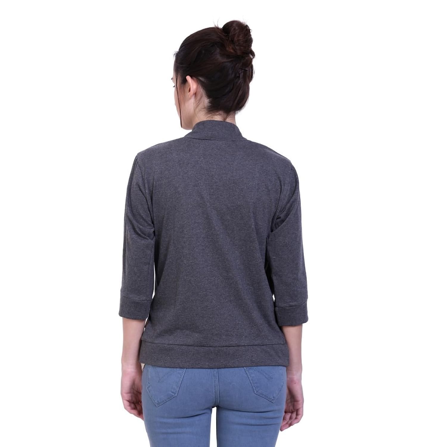 teemoods women's cotton 3/4th sleeves fashionable shrug, summer shrug for ladies