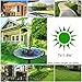 Solar Fountain Pump,Free Standing Solar Powered Bird Bath Fountain Water Pump,1.4W Solar Outdoor Floating Fountain Pump Kit,for Garden, Pool, Pond, Patio Ideal Decoration