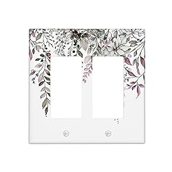 Spshian Decorative Outlet Covers Rustic Red Green