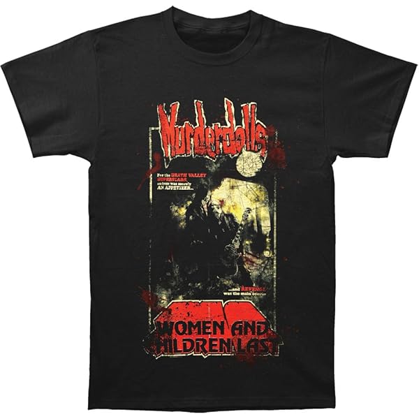 Amazon.com: Murderdolls Mens Tee: 80s Horror Poster - Black - XX