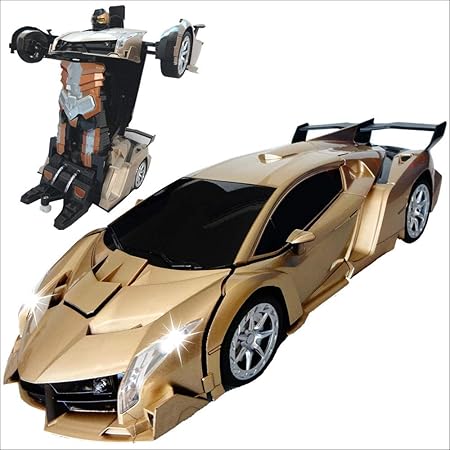 Amazon ラジコンカー ロボット おもちゃ 玩具 車 子供 Rcカー ランボルギーニ センサー付 初心者向け Rc ラジコン ロボ 変形 スーパーカー リモコン 操縦 操作 簡単 Led 搭載 男の子 女の子 こども 子ども プレゼント クリスマス 贈り物 ギフト ラジコン ドローン 通販