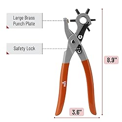 UNCO Leather Multi-Hole Puncher, Belt Punch
