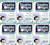 Breathe Right Kids Nasal Strips - Pack of 6 - Total of 60 Strips - Sealed Manufacturer Case Pack