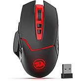 Redragon M690-1 2400 DPI Optical 2.4G Wireless Gaming Mouse, 5 Adjustable DPI Levels Portable Gaming & Office Mice with 8 But