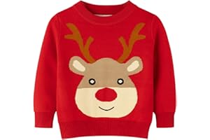 Remimi Kids Christmas Sweater for Toddler Girls Boys Holiday Pullover Top
