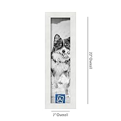 ArtToFrames 5x20 Inch White Picture Frame, This