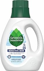 Seventh Generation Liquid Laundry Detergent, Free & Clear, 30 Loads, USDA Certified 97% Biobased, 45 Fl Oz