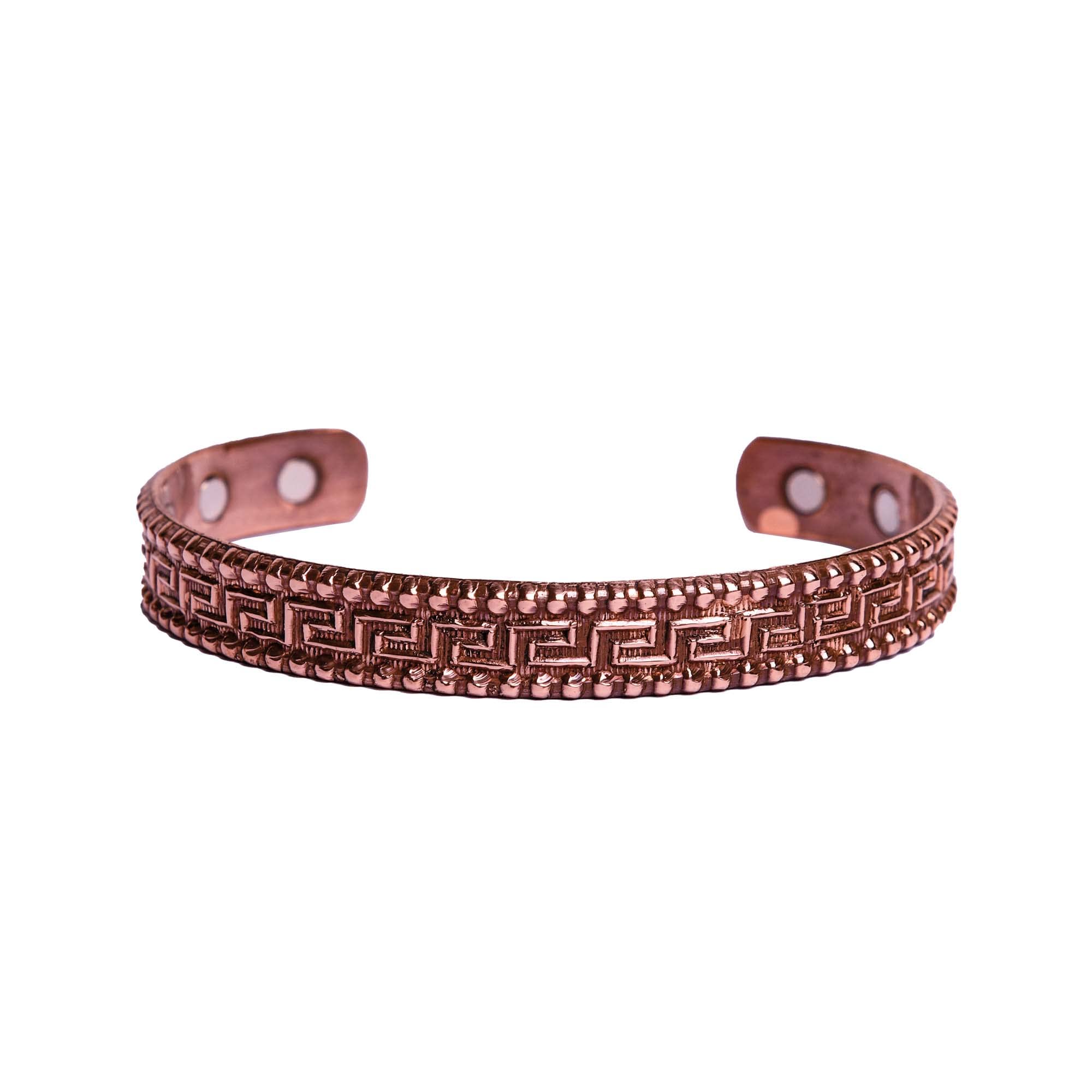 Wonder Care Copper Bracelet For Women And Men For Gifting Copper Bracelet Women Copper Bracelet Men Men Kada Healing Magnet Bracelet (6 Magnet)