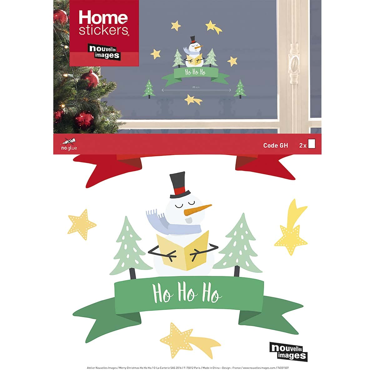 Merry Christmas Home Sticker, Christmas Decorations