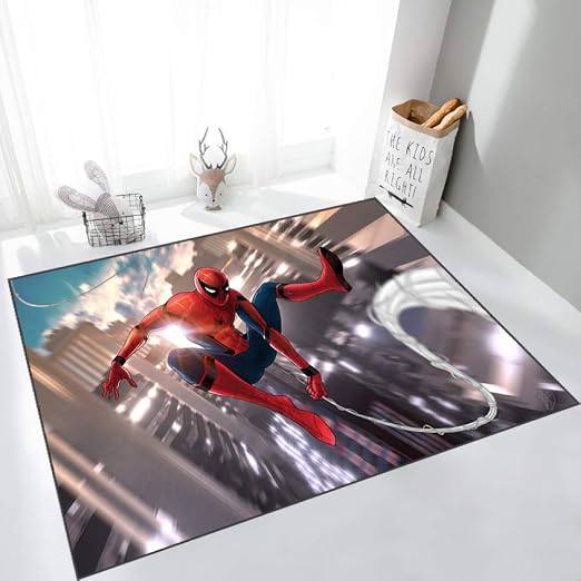 Amazon De Yugy Teppich Kinder Cartoon Spiderman Junge