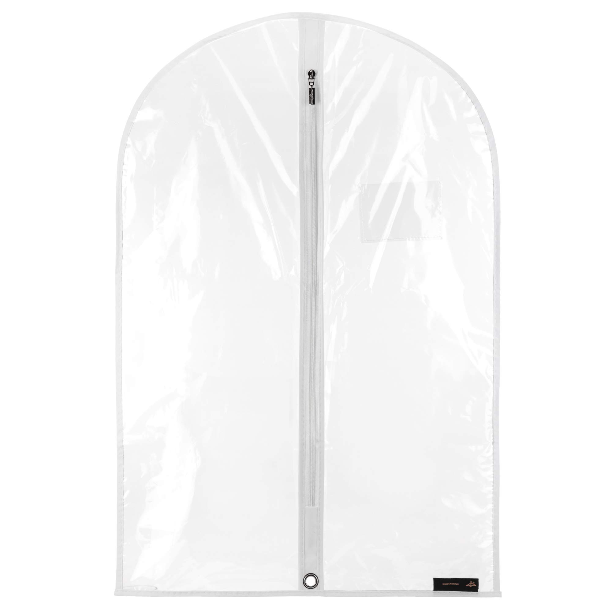 Hangerworld Waterproof Garment Bag 76 cm Transparent Garment Cover Baby and Children's Clothing