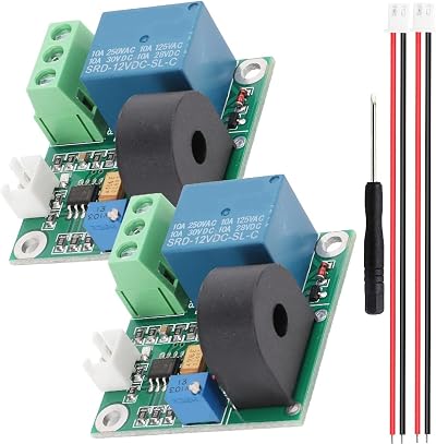 Youmile 2x AC Current Sensor Module 0-5A Relay Over-Current Protection Switch