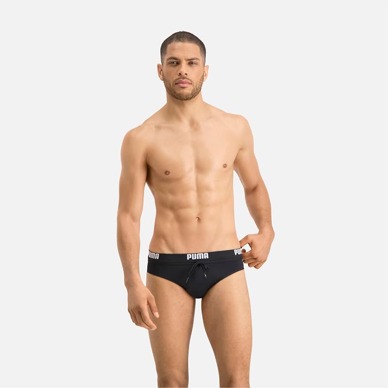 Swim Men Logo Swim Brief 1P - C: Black_T: M — photo 2 sur 7