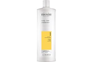 Nioxin System 1, Therapy Conditioner, with Peppermint Oil, Treats Sensitive Scalp & Provides Moisture, For Natural Hair with Light Thinning, Various Sizes(Packaging May Vary)