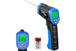 WAPORICH Infrared Thermometer Digital Laser Thermometer RQ-981C, Non-Contact Digital Infrared Thermometer from -50℃ to 550℃(-58 to1022℉) Come with LCD Back-Light, Data Hold for Industrial (Not for Human)