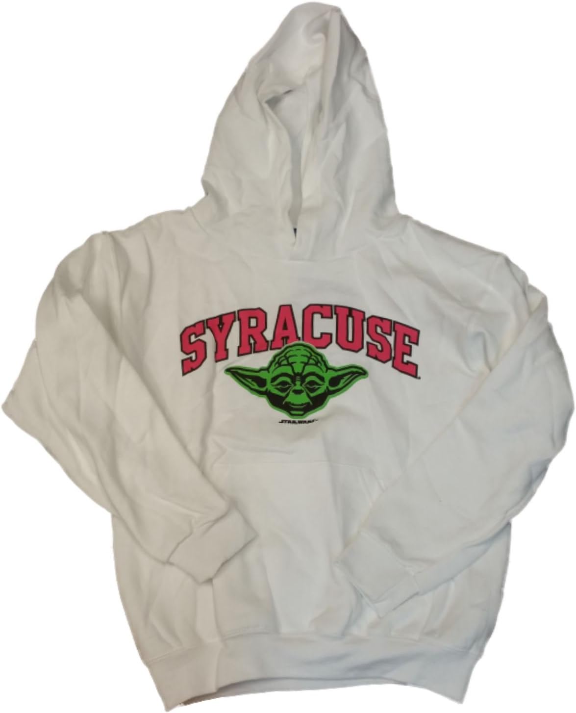 orange and white champion hoodie