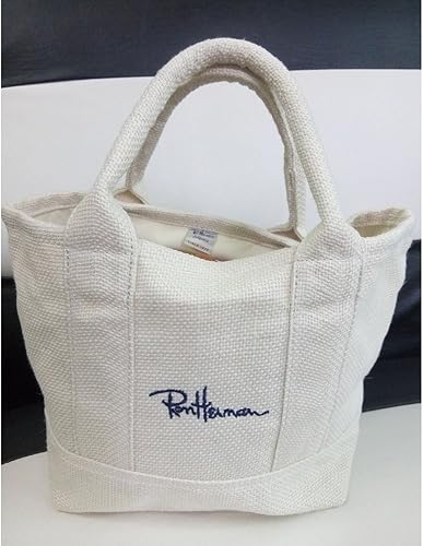 Amazon Ron Herman ロンハーマン ミニトートバッグ ランチバッグ 弁当かばん ホワイト トートバッグ