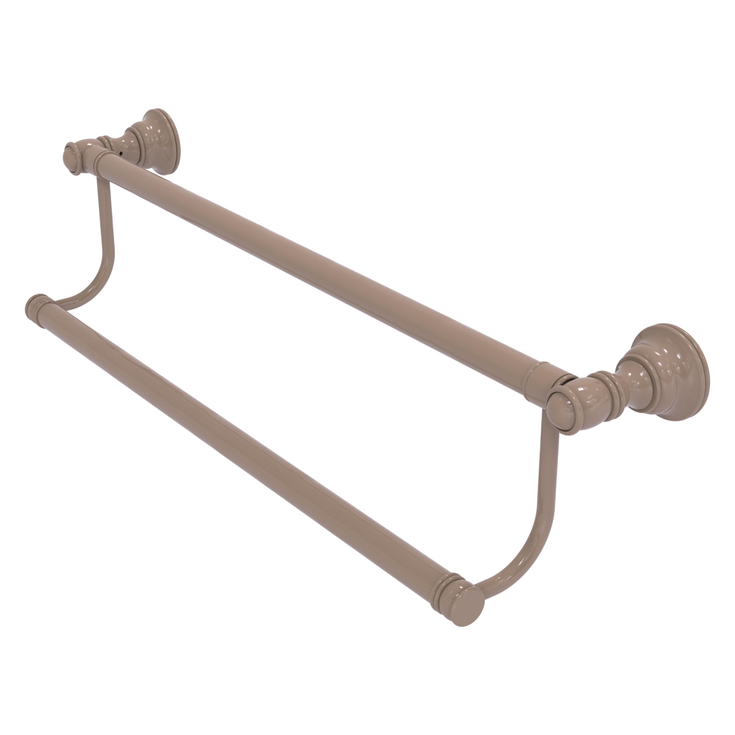 Photo 1 of ***BLUE NOT BRASS*** Allied Brass CL-72-36-SHB Carolina Collection 36 Inch Double Towel Bar, Shaded Beige