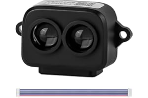 MAKERHAWK TF-Luna Lidar Sensor 0.2m-8m Range High Precision Single-Point Distance Sensor Compact Lightweight ToF Module with UART I2C Interface for Arduino Raspberry Pi UNO R3 STM32 Pixhawk ESP32 LoRa V3 IoT