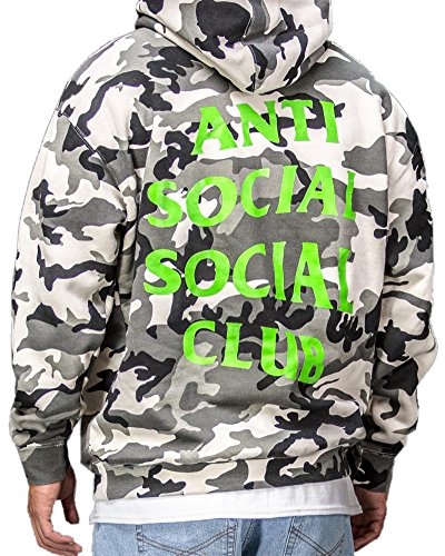 Camo Kanye West Green Hoodie Mars Ny Unisex Antisocial Social Club