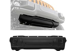 Kojem Front Bumper Skid Plate Compatible with 2018-2025 Jeep Wrangler 2020-2025 Jeep Gladiator Steel Skid Plate Cover Replacement for 68293984AB