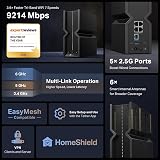 TP-Link Archer BE550 BE9300 WiFi 7 Router Tri-Band 6-Stream 9.2Gbps view 2