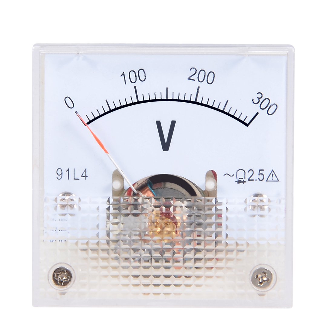 Sourcingmap AC 0-300V Analog Panel Voltage Gauge Volt Meter 91C4 2.5% Error Margin