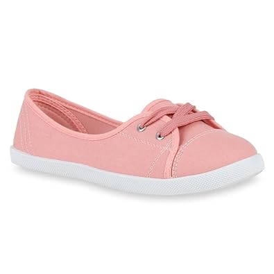 Stiefelparadies Damen Sportliche Ballerinas Basic Flandell