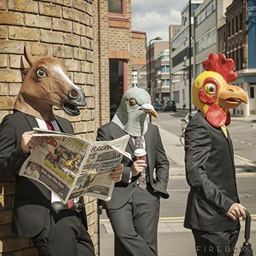 Horse Mask, Molezu Creepy Horse Mask, Rubber Latex Animal Mask, Novelty Halloween Costumes, Brown Horse