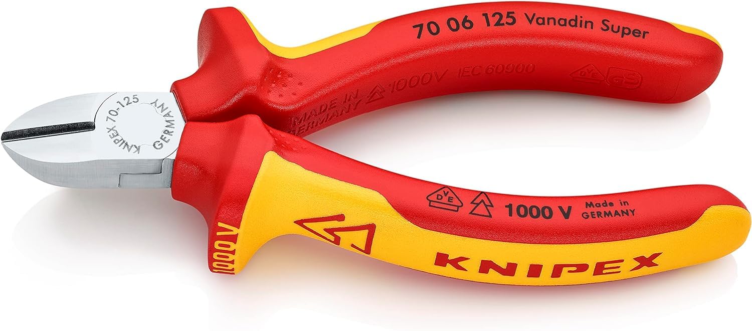 KNIPEX Diagonal Cutter 1000V-insulated (125 mm) 70 06 125