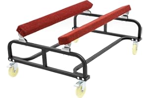 DONIKS Watercraft PWC Dolly,Jet ski Dolly tolerable 1300 LBS Capacity Boat Storage Trailer Adjustable Width with Four Casters & Two Brakes,Heavy Duty Boat standsfor Dinghy, Sailboat