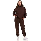 MODERN BASICS Sweat Set for Women, Sweatsuits Women 2 Piece Outfit, Fleece Matching Sets