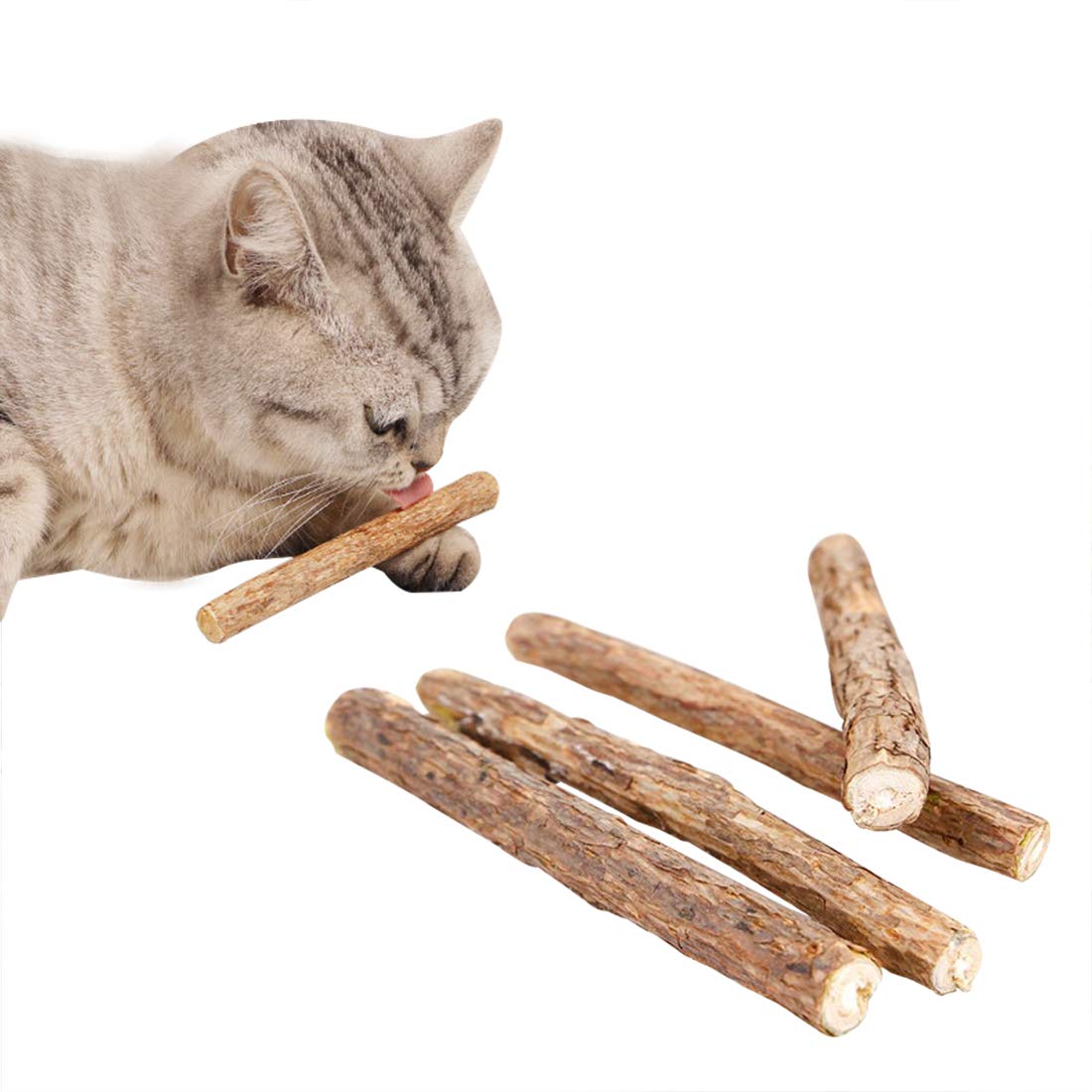 FineInno Cat Catnip Sticks Organic Natural Matatabi Silvervine Toy