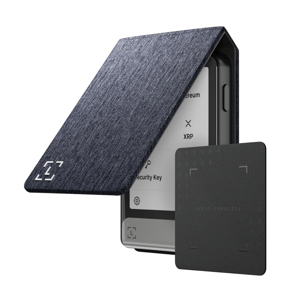 Ledger Flex - crypto touchscreen signer - securely manage all your digital assets and identity via the Ledger Wallet app (Graphite + Folio)