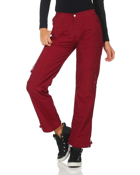 ZARMEXX FY Damen Thermohose Outdoor Ski Snowboardhose Trekking Funktionshose Cargo Wanderhose Fleece gefüttert