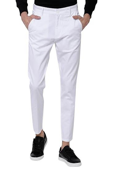 white chinos skinny