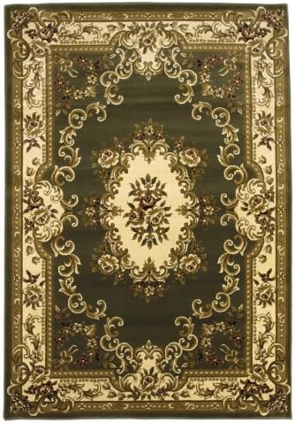 KAS Corinthian 7'7" Round Rug in Green