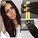 Ugeat 18 Inch I Tip Hair Extensions #2 Darkest Brown Real Human Hair Extensions I Tip 40 Grams Keratin Tip Hair Extensions Itip Fusion Hair Extensions