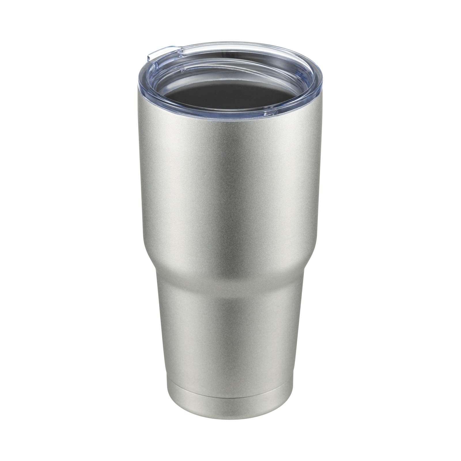 COMOOO 30oz Stainless Steel Tumbler with Lid Insulated Tumbler Coffee Cup Durable Double Wall Vacuum Travel Coffee Mug Thermal for Hot and Cold Drinks (Grey, 1 Pack)