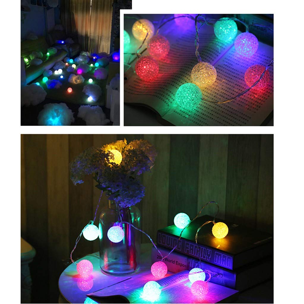 CLOOM Cadena De Luces Exterior 20 LED 15cm IP45 Impermeable Luz con 20