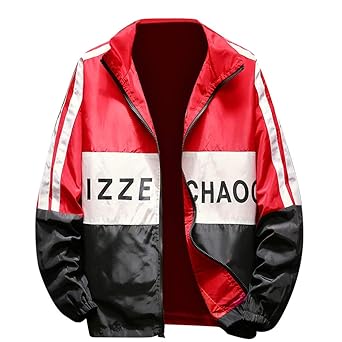 Yazidan Herren Herbst-Winter-beiläufige Weise Nähen Hip Hop Jacken-Mäntel Freizeit Draussen Sportkleidung Leichtgewichtler Bo