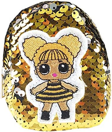 Keychain Purse Bag Sequin LOL Surprise 9x7cm (113835LOL) (Gold)