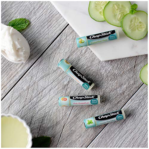 ChapStick 100 Natural Lip Butter (Green Tea Mint, 0.15 Ounce) Flavored