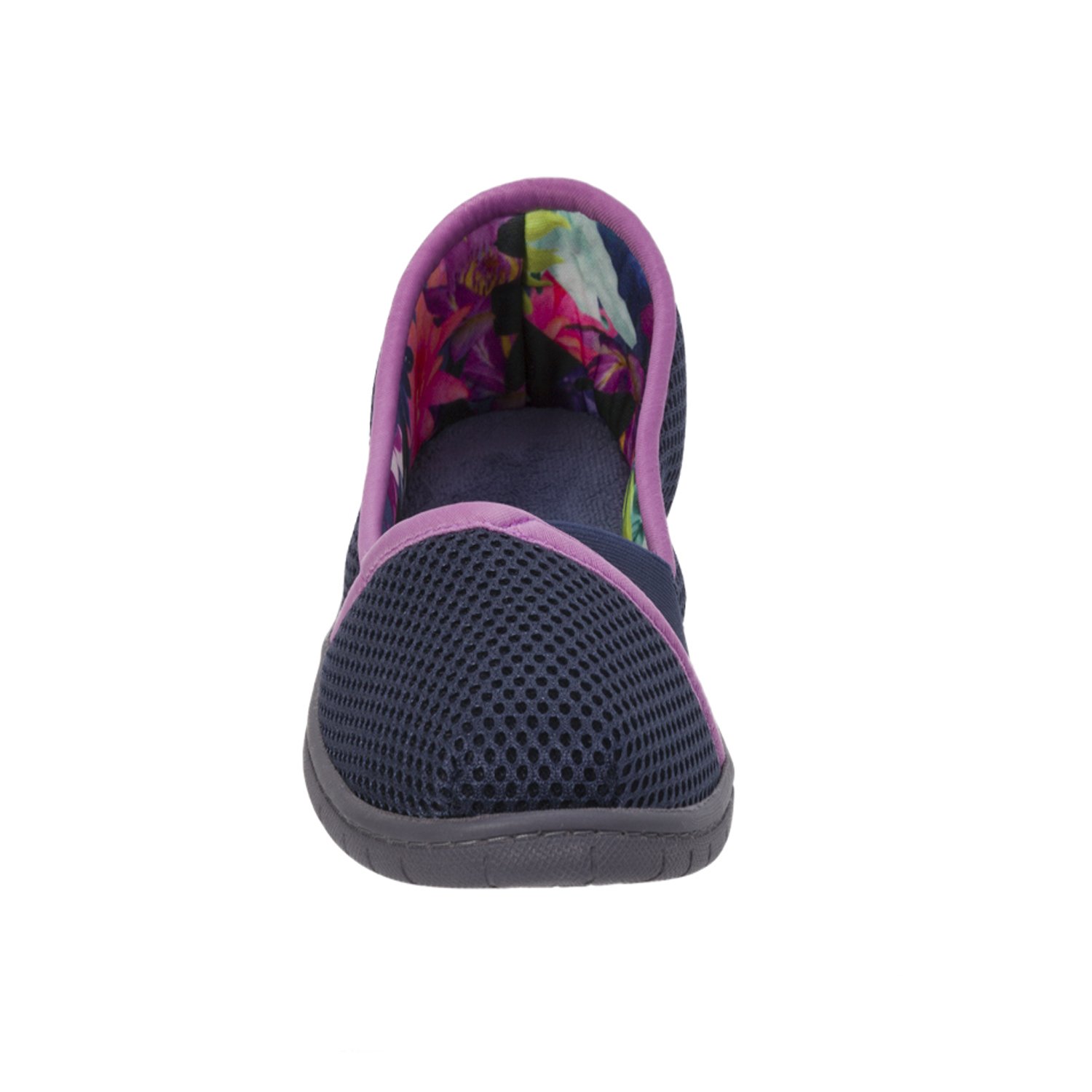 dearfoams active mesh espadrille ballerina