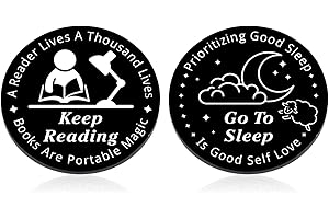 FREREFETER Funny Stocking Stuffers for Women Men Book Lovers Decision Coin Gifts for Teen Boys Girls Christmas Birthday Gifts for Son Daughter Stocking Stuffers Valentines Day Gift for Him Her Book Club Gifts