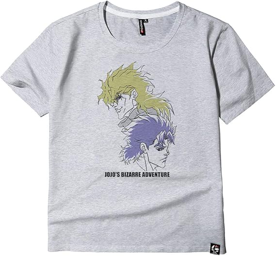 Amazon ジョジョの奇妙な冒険 コットン T シャツ 男性 S プリント 半袖 アニメファン プレゼント ディオ ブランド Tシャツ カットソー 通販 Amazon ジョジョの奇妙な冒険 コットン T シャツ 男性 S プリント 半袖 アニメファン プレゼント ディオ ブランド Tシャツ カットソー 通販