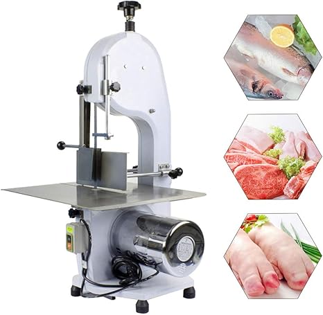 Amazon Raakimo 骨切り機 電動 骨切器 厚さ4 180mm 刃保護カバー 強力 効率アップ 豚骨 鶏骨 冷凍肉 魚骨 肋骨など切断 業務用 特殊包丁 オンライン通販
