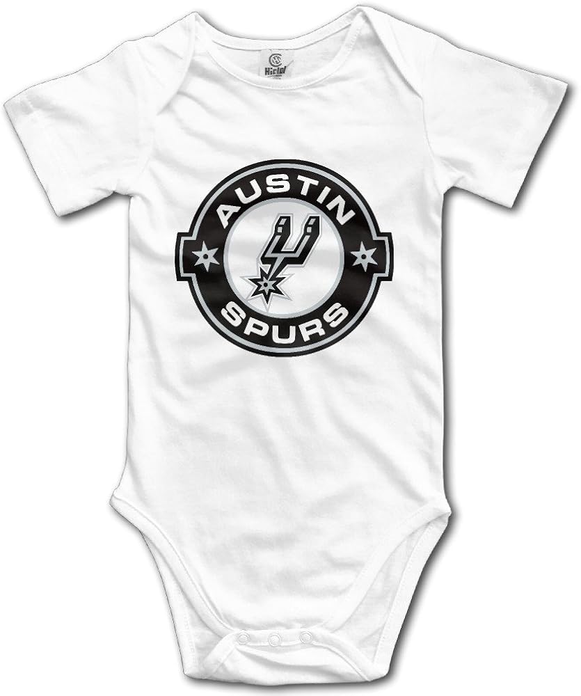 Newborn Clothes 2016 Cool Austin Spurs Primary Logo Baby