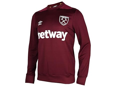 Umbro West Ham United Sweatshirt WUFC Pullover Hammers Fanartikel Premier League