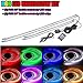 GTP Car Truck Underglow Underbody System Neon Strip RGB LED Light Strips Multi-Color Lighting Kit w/Sound Active Function and Wireless Remote Control 5050 SMD (36 & 24 inch)thumb 1